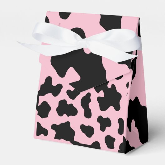 Ballotins Imprimé vache noire et rose Cow Cowhide (Verso)