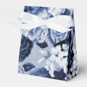 Ballotins Indigo Blue Floral Toile No.1 (Verso)