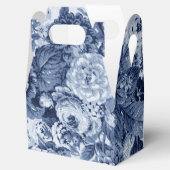 Ballotins Indigo Blue Floral Toile No.3 (Ouvert)