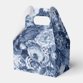 Ballotins Indigo Blue Floral Toile No.3 (Verso)