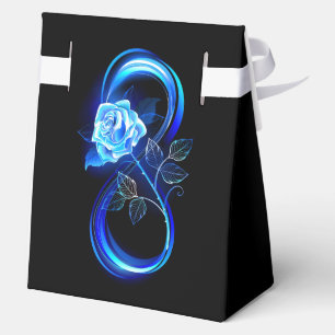Ballotins Infini lumineux avec rose bleue
