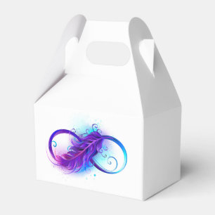 Ballotins Infinity with purple feather