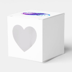 Ballotins Infinity with purple feather