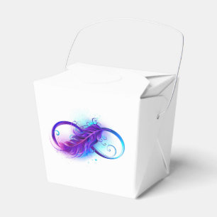 Ballotins Infinity with purple feather