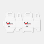 Ballotins Infirmière médecin rouge plus stéthoscope ajouter  (Déplié)