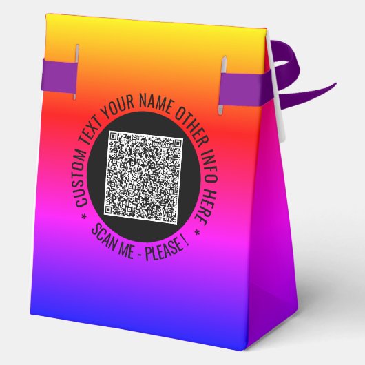 Ballotins Informations d'analyse de code QR et Ballotin de t (Verso)
