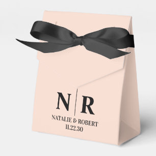 Ballotins Initiales mariage Monogramme Et Groom