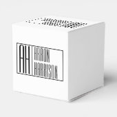 Ballotins Initiales minimes modernes et logo de nom (Arrière)