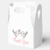 Ballotins Inséparable Merci rose mignon Lovebird (Ouvert)