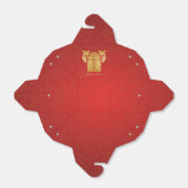 Ballotins Inséparables chinois rouge et or double bonheur (Déplié)