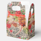 Ballotins Inséparables Heart Red Art Collage (Ouvert)