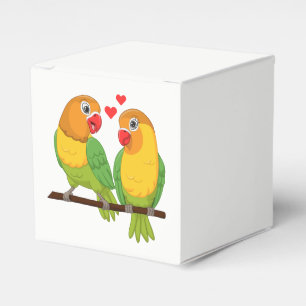 Ballotins Inséparables Jaune Vert Lovebird Mariage Faveurs