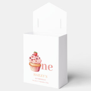 Ballotins Invitation d'anniversaire Cupcake, 1er anniversair