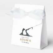 Ballotins Invitation d'anniversaire de Dinosaur, trois rex A (Verso)