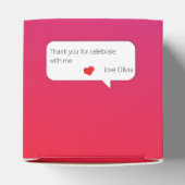 Ballotins Invitation d'anniversaire InstaParty Color (Haut)