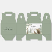 Ballotins Invitation de la forêt d'aquarelle de la mère et d (Déplié)