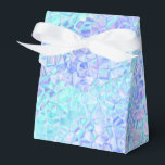 Ballotins Iridescence glaciale :<br><div class="desc">Touches de pinceau à l'aquarelle fragmentées en pièces cristallines géométriques pour un look glaciaire uniforme dans des dégradés pastel de bleu clair et de violet.</div>