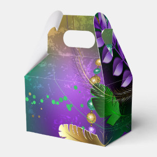Ballotins Iridescente mardi gras arrière - plan avec perles