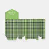 Ballotins Irlandais Green Plaid Motif Bonne St Patrick`s Day (Déplié)