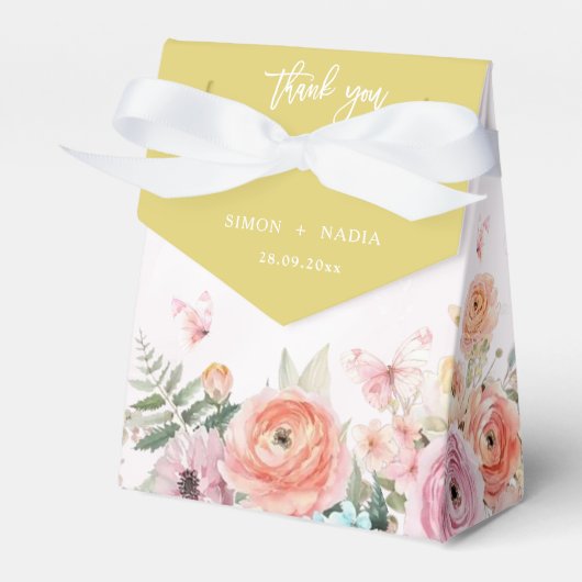 Ballotins Island Citrus Butterfly Ranunculus Garden Wedding (Verso)