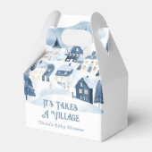 Ballotins It Takes a Village Winter Snow Baby Shower (Verso)