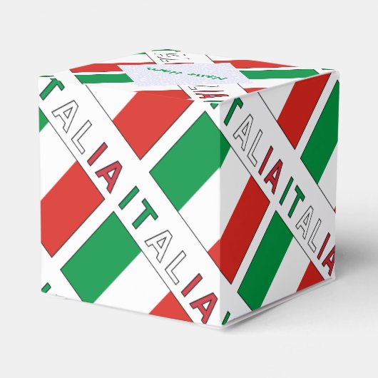 Ballotins Italia e Bandiera Italiana Carrelage vert Personna (Arrière)