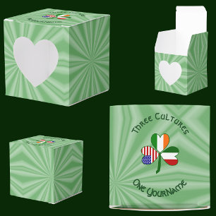 Ballotins Italien irlandais Shamrock américain coeur personn