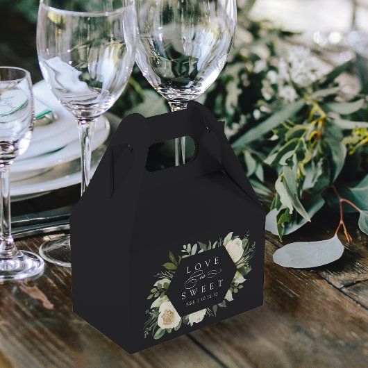 Ballotins Ivory Bloom | Cadre floral "L'amour est doux" Mari