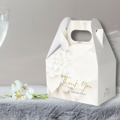 Ballotins Ivory Bloom & Elegant Gold Script Fête des mariées