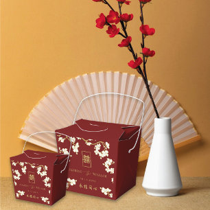 Ballotins Ivory Peach/Fleurs de Prunier Double Bonheur Maria