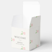 Ballotins Ivory | Petit Blush Rose Floral Initials Mariage (Ouvert)