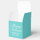 Ballotins Ivory Toujours & Pour Jamais Mariage Favor Boxes (Ouvert)