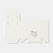 Ballotins Ivory White Merci Pour La Fête D'Anniversaire À Ve (Déplié)