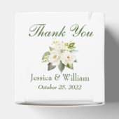 Ballotins Ivory White Roses Verdure Floral Mariage cadeau (Haut)