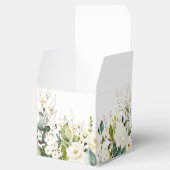 Ballotins Ivory White Roses Verdure Floral Mariage cadeau (Ouvert)