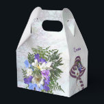 Ballotins Jacaranda Blooms & Lily Bouquet Boîte Cadeau<br><div class="desc">Jacaranda Blooms & Lily Bouquet merci ballotin</div>
