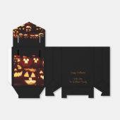 Ballotins Jack-O'-Lantern effrayant sculpté citrouille Hallo (Déplié)