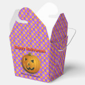 Ballotins Jack-O-Lantern, Pois violets et orange (Ouvert)
