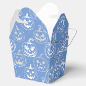 Ballotins Jack-o-lanternes Motif.Blanc L bleu BG (Ouvert)