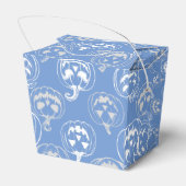 Ballotins Jack-o-lanternes Motif.Blanc L bleu BG (Arrière)