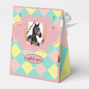 Ballotins Jacquard de bébé racehorse mare