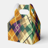 Ballotins Jacquard Mardi Gras jaune violet vert (Arrière)