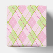 Ballotins Jacquard motif rose vert de golf boîte cadeau (Haut)