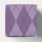 Ballotins Jacquard violet mariage Favor Boxes (Haut)