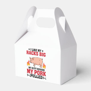 Ballotins J'aime Mes Râteliers Gros BBQ, Citation Porc Fessi