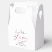 Ballotins Jam Packed avec Love Typography Mariage (Ouvert)
