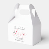 Ballotins Jam Packed avec Love Typography Mariage (Verso)