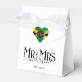 Ballotins Jamaïque Jamaïcaine Drapeau Coeur mignon Mariage n (Verso)