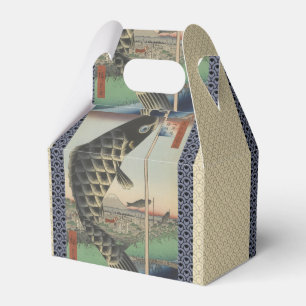 Ballotins Japonais Koi Fish Festival Drapeau Antique