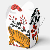 Ballotins Japonais vintage Hanafuda art ballotin july boar (Ouvert)